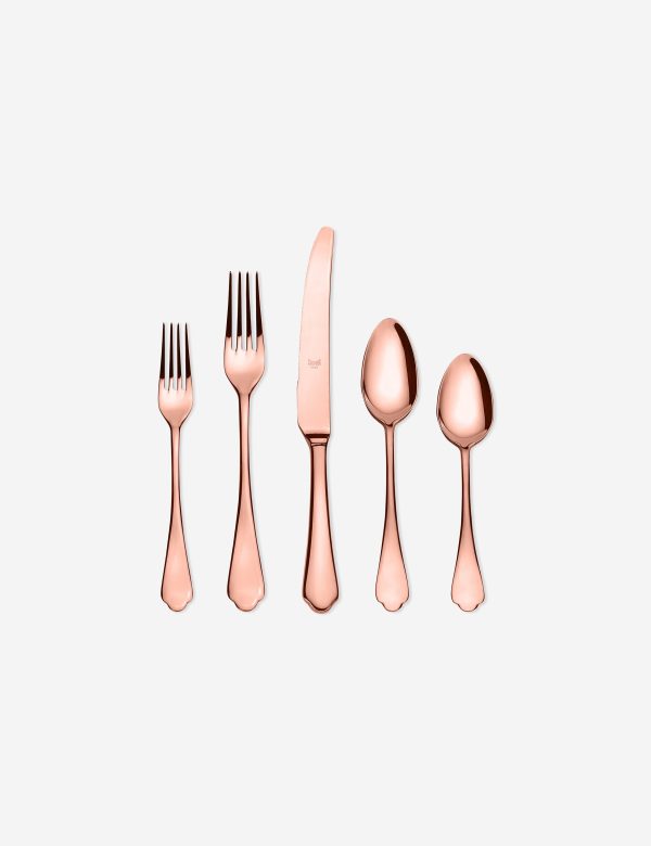 Dolce Vita Flatware 5-Piece Set by Mepra Hot on Sale