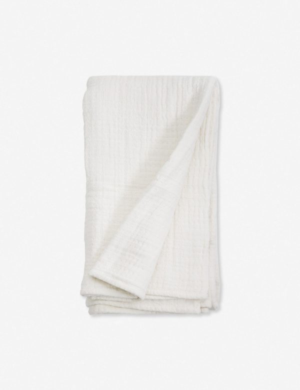 Arrowhead Textured Cotton Blanket by Pom Pom at Home Cheap