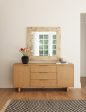 Bree Burl Wood Square Mirror Online