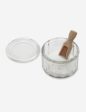 Glass Salt Pot with Scoop Sale