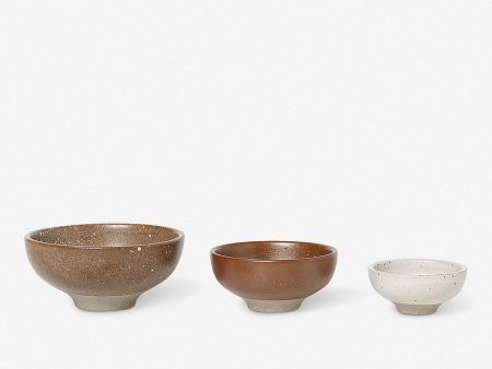 Petite Bowls (Set of 3) by Ferm Living on Sale