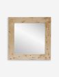 Bree Burl Wood Square Mirror Online