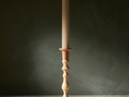 Wooden Georgian Candlesticks Hot on Sale