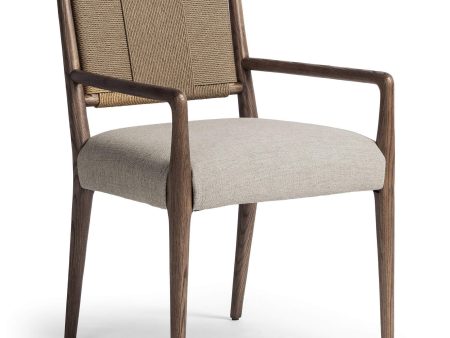 Rothler Dining Arm Chair, Alcala Wheat, Set of 2 Discount