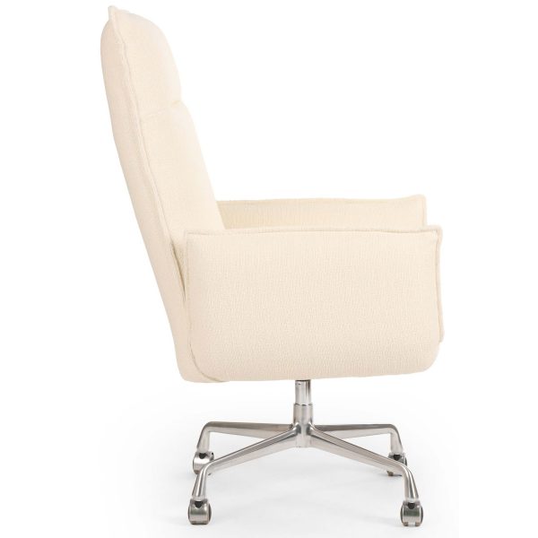 Lionel Desk Chair, Kerbey Ivory For Discount