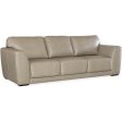 Keys Leather Sofa, Verona Sage For Discount