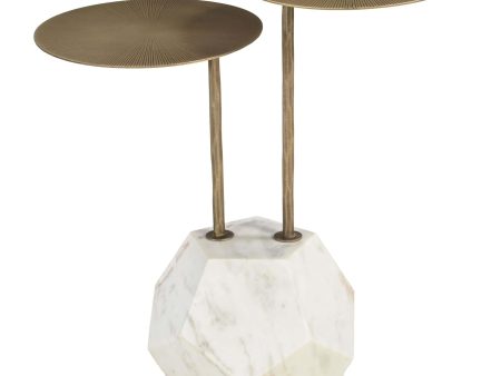 Anten Side Table, Brass on Sale