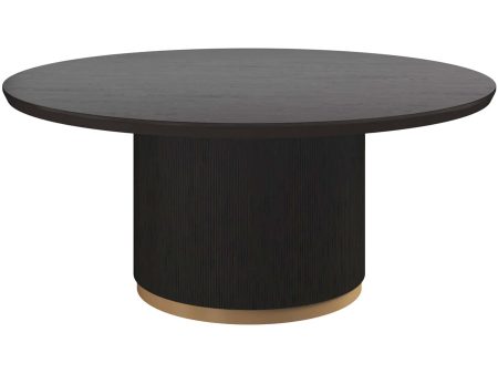 Kalla Round Dining Table, Charcoal Sale