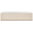 Oakland Rectangular Outdoor Coffee Table, Cream Marble Hot on Sale