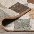 Soumak Jute Rug, Check Natural Multi Hot on Sale