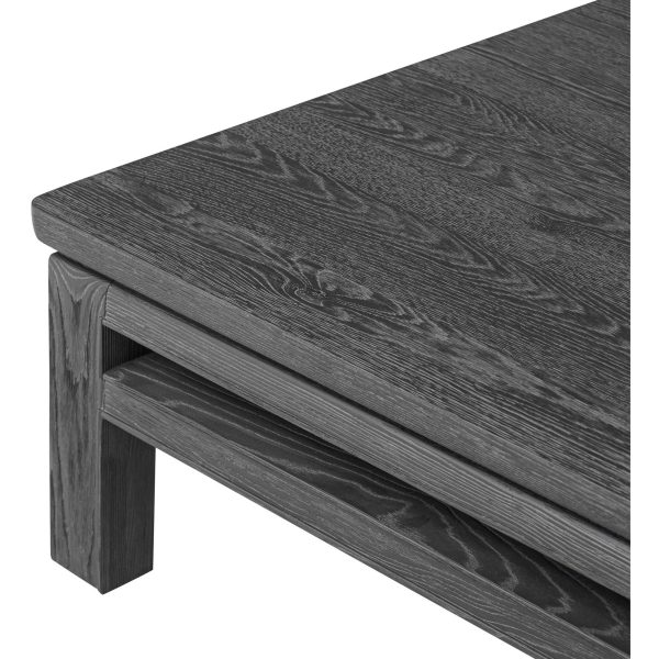 Oman Coffee Table, Rustic Black Online now