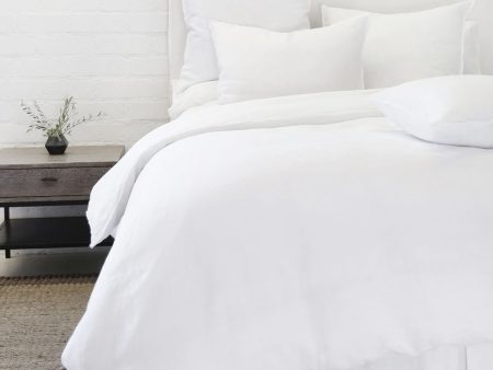 Blair Stonewashed Linen Duvet by Pom Pom at Home Online Sale