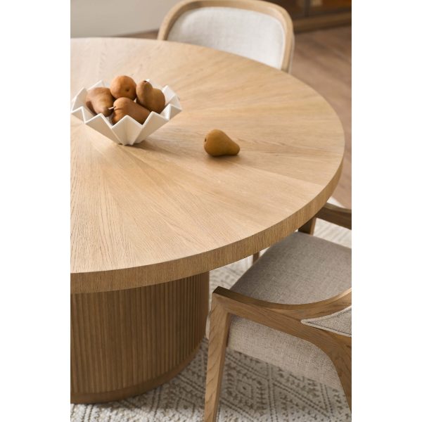 Carmen Round Dining Table, Skylark For Cheap