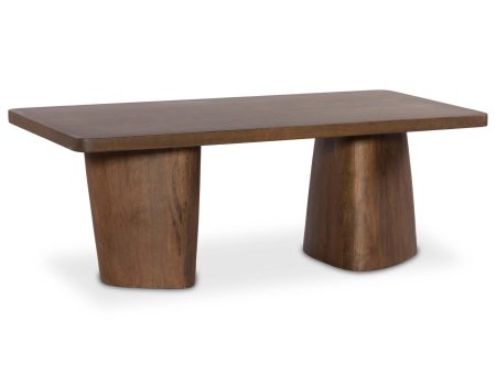 Myla Coffee Table, Aged Brown Cheap