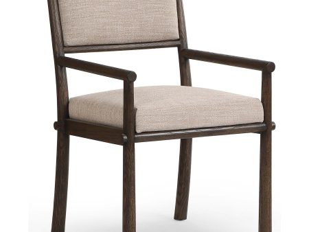 Akiro Dining Armchair, Laken Stone, Set of 2 Hot on Sale