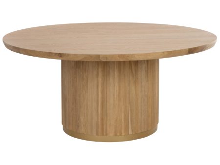 Kalla Round Dining Table, Natural Online now