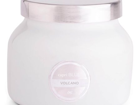 Capri Blue Petite Candle Volcano, White Signature  Jar For Sale