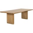 Kalla Rectangular Dining Table, Natural Online now