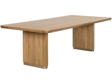 Kalla Rectangular Dining Table, Natural Online now