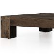 Abaso Coffee Table, Ebony Rustic Online Hot Sale