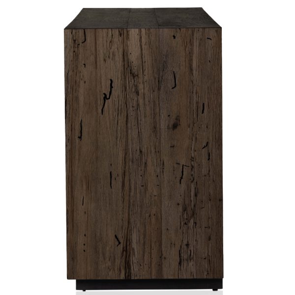 Abaso Sideboard, Ebony Rustic For Sale