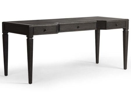 Claude Desk, Distressed Black Online now