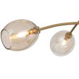 Artemis 6 Light Chandelier, Natural Brass Online Sale