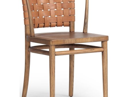 Penelope Leather Dining Chair, Haven Tobacco, Set of 2 Fashion