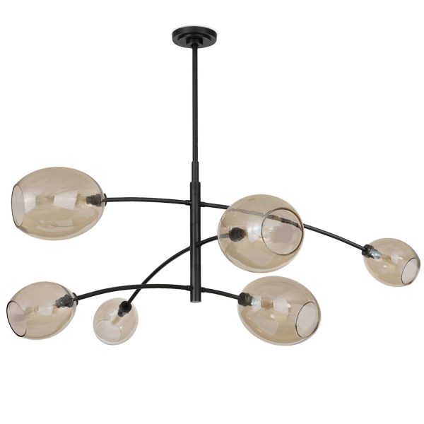 Artemis 6 Light Chandelier, Oil Rubbed Bronze on Sale