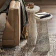 Mabel Nesting End Tables, White Marble Fashion