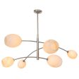 Artemis 6 Light Chandelier, Polished Nickel For Cheap