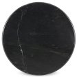 Belle 38  Round Dining Table, Black Marble Online now