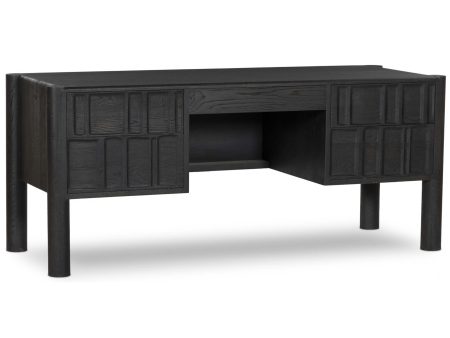 Ezri Desk, Carved Black Sale