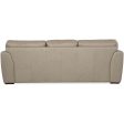 Keys Leather Sofa, Verona Sage For Discount