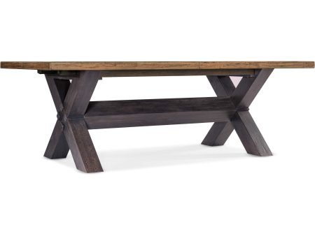 Big Sky Trestle Dining Table, Vintage Natural Supply