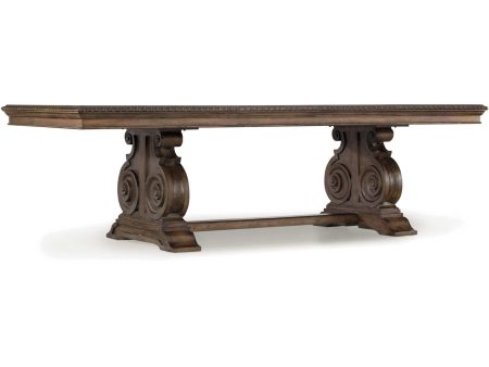 Rhapsody Rectangular Dining Table, Rustic Walnut Sale