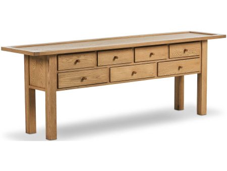 Millbrook Console Table, Natural Light Oak Cheap