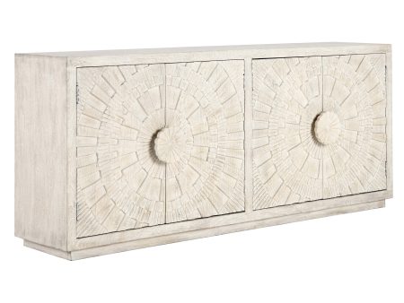 Apollo 4 Door Cabinet, Coastal White Cheap