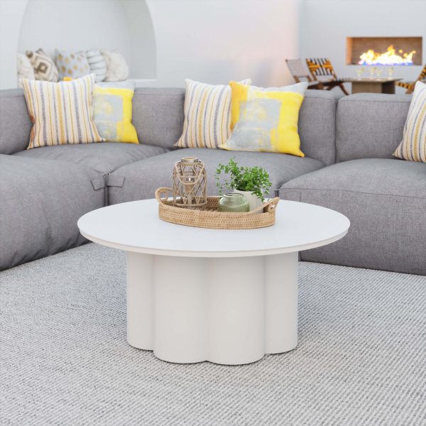 Palmier Coffee Table, White Sale