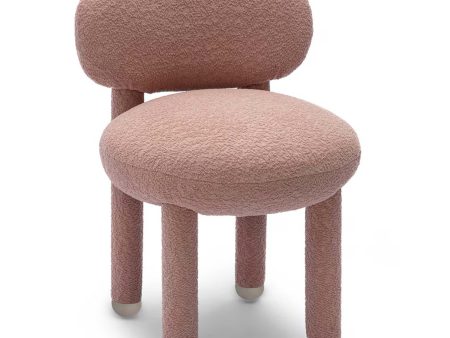 Manu Side Chair, Rose Pink Supply