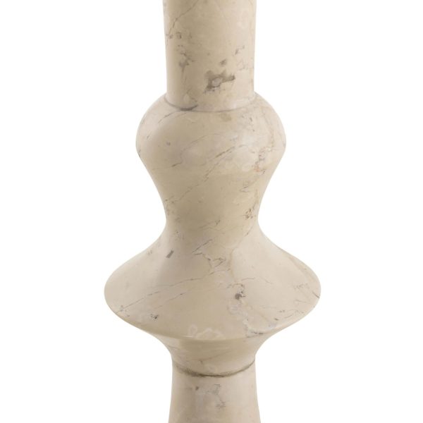 Polli End Table, Cream Marble For Discount