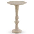 Polli End Table, Cream Marble For Discount