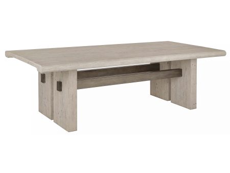 Larson 96  Dining Table, White Online Hot Sale