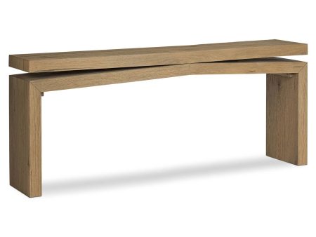 Matthes Console Table, Worn Oak Online now