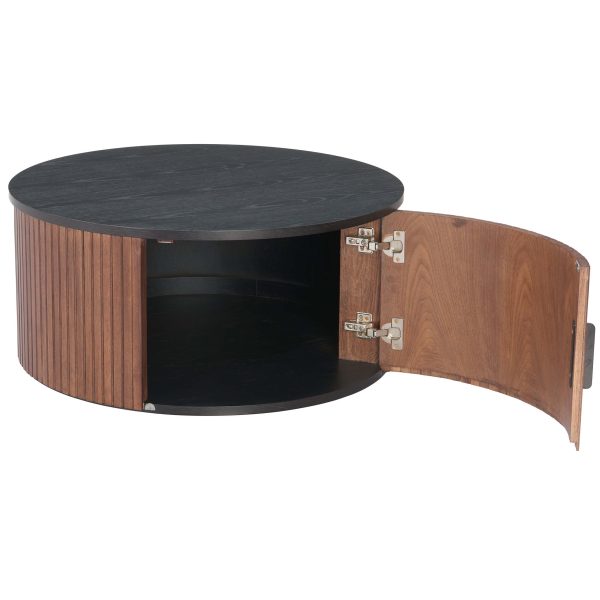 Nejaus Coffee Table, Black Cheap