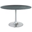 Metropolis Round Dining Table, Gray Online