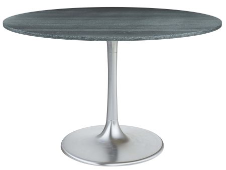 Metropolis Round Dining Table, Gray Online