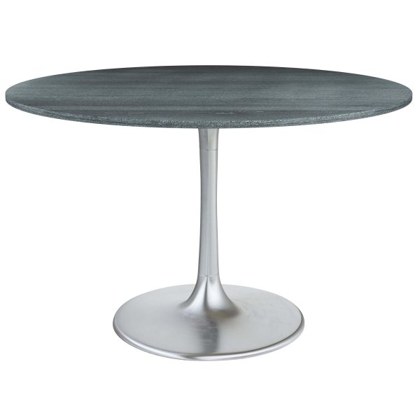 Metropolis Round Dining Table, Gray Online