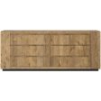 Abaso 6-Drawer Dresser, Rustic Wormwood For Discount