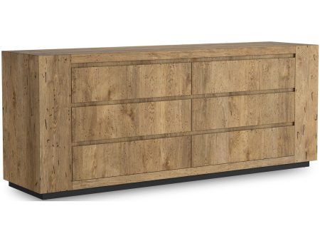 Abaso 6-Drawer Dresser, Rustic Wormwood For Discount